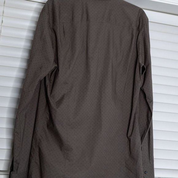 Hugo Boss Extra Slim Fit Grey Pattern Dress Shirt - Picture 3 of 3